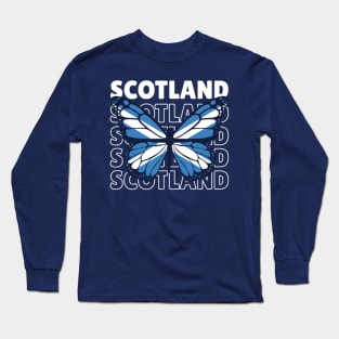 I Love Scotland // Scottish Flag // Scottish Pride Long Sleeve T-Shirt